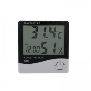 Digital sem fio Indoor Higrômetro Auttomatic Outdoor Termômetro Sem Fio de Temperatura e Umidade Monitor com Suporte de Perna