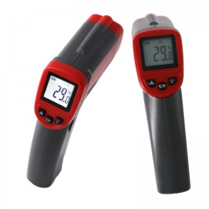 Marca Personalizado Infrared Termômetro Gun Aplicação Industrial Objetos Ao Ar Livre Digital LCD Medidor De Temperatura